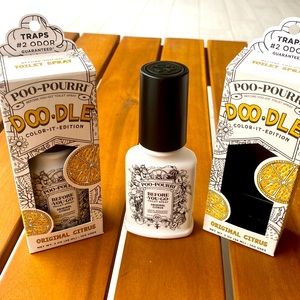 NIB (2) Poo-Pourri Toilet Sprays- Citrus, 2 oz DOO-DLE Color-It-Addition